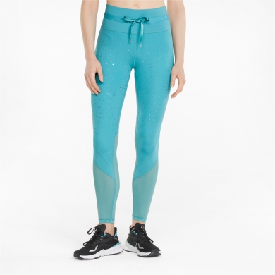 Puma Trainings-Leggings Stardust High Waist Full Tight (enganliegend) hellblau Damen